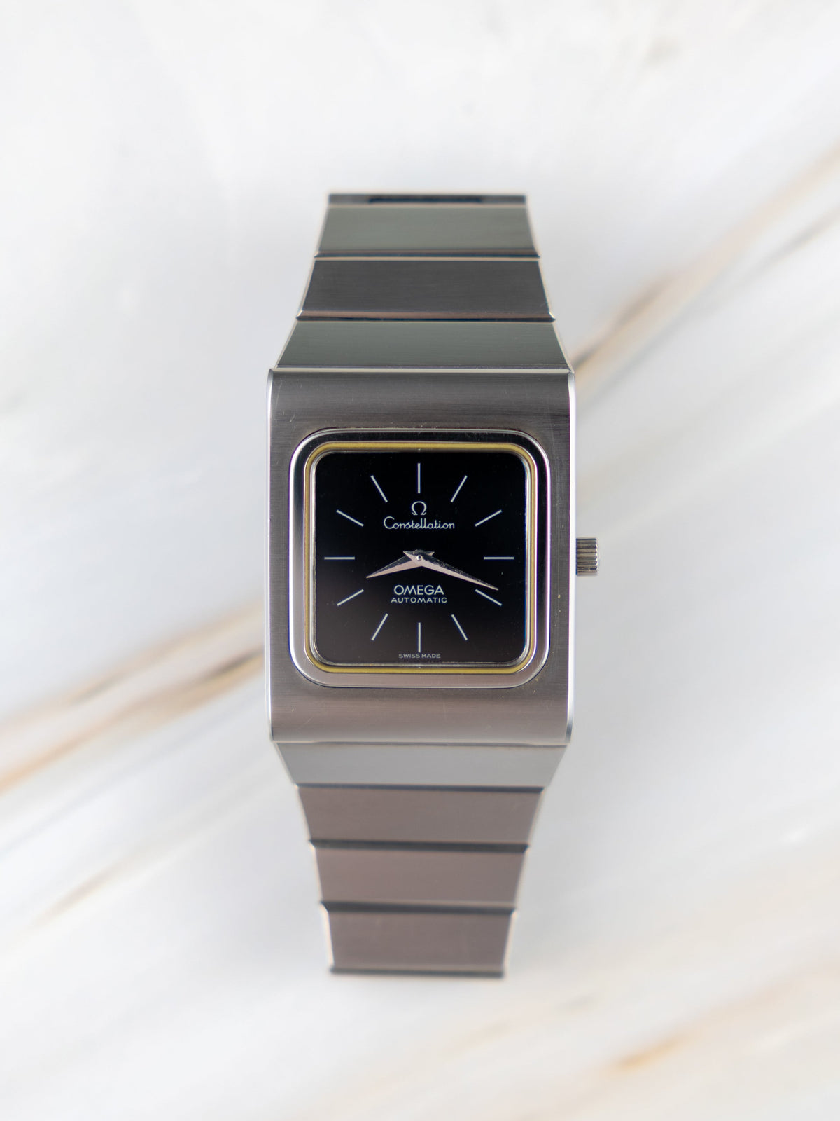 Omega Constellation 2000 Ref.355.0814 – Vintage Men's Watch Black Dial 1970s | Cal. 711 Automatic Ultra-Thin
