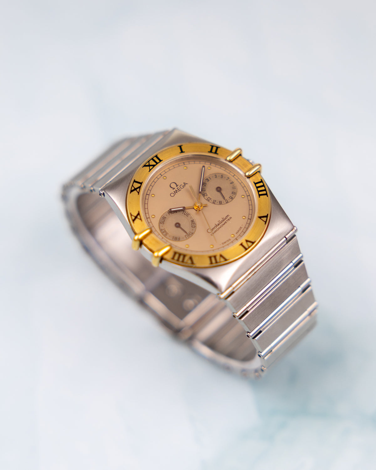 Omega Constellation Manhattan Ref.398.0869 | Two-Tone Steel Gold | 1987 | Day Date Chronometer