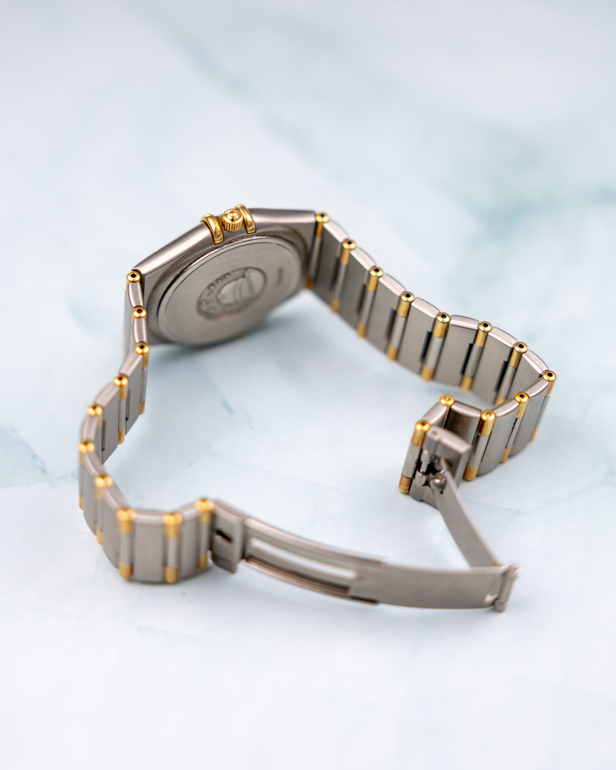 Omega Constellation Ref.1312.10.00 | Champagne Gold Bezel | 2002 | Quartz Full Set