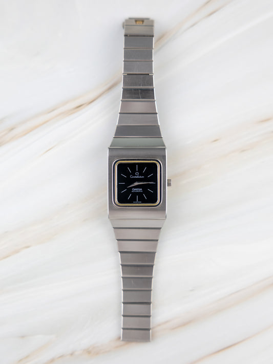Omega Constellation 2000 Ref.355.0814 – Vintage Men's Watch Black Dial 1970s | Cal. 711 Automatic Ultra-Thin