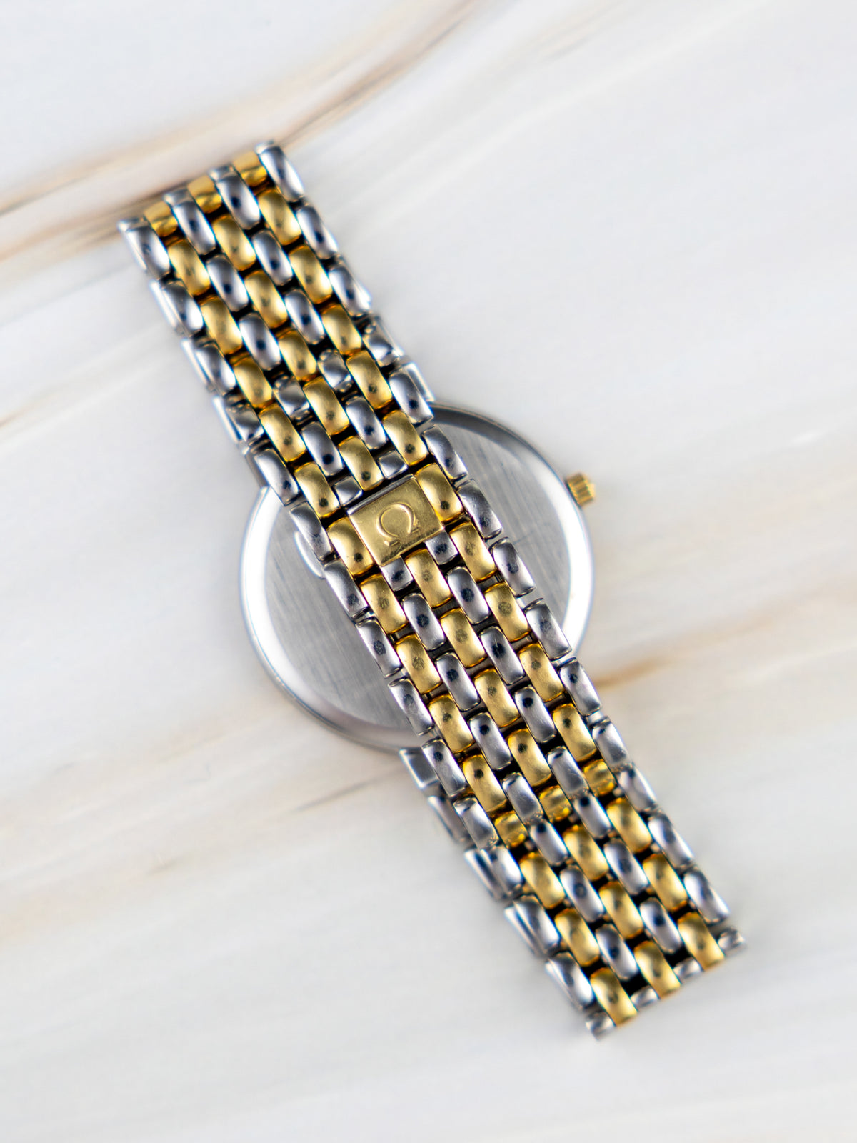 Omega De Ville Ref.396.2379 – Vintage Men's Watch White Dial 1991 | Cal. 1379 Quartz Two-Tone