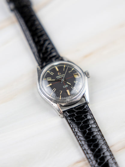 Certina DS Red Cross Ref. 5801-112 – Vintage Men's Watch Dark Dial 1960s | Cal. 25-651 Automatic