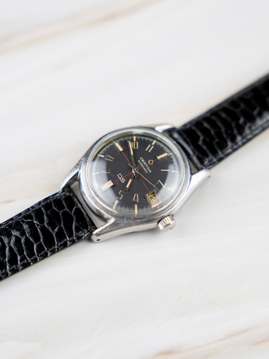 Certina DS Red Cross Ref. 5801-112 – Vintage Men's Watch Dark Dial 1960s | Cal. 25-651 Automatic