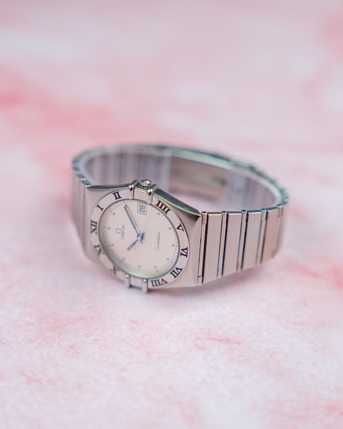 Omega Constellation Manhattan Ref.396.1070 | White Dial | Integrated Bracelet | 1987
