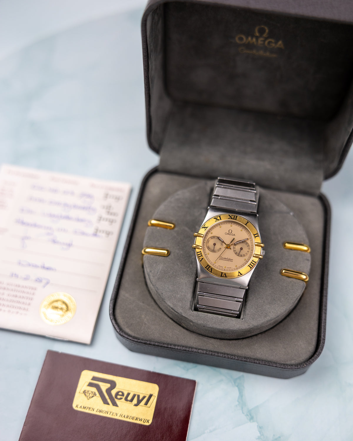 Omega Constellation Manhattan Ref.398.0869 | Two-Tone Steel Gold | 1987 | Day Date Chronometer