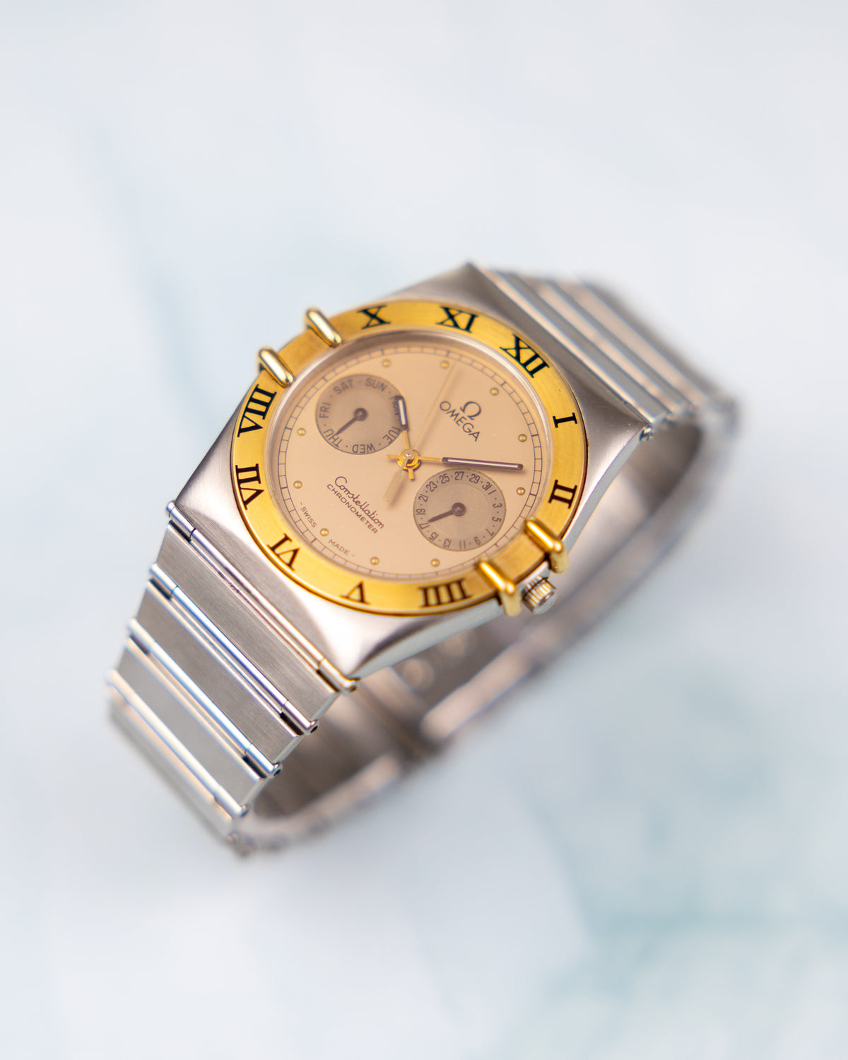 Omega Constellation Manhattan Ref.398.0869 | Two-Tone Steel Gold | 1987 | Day Date Chronometer