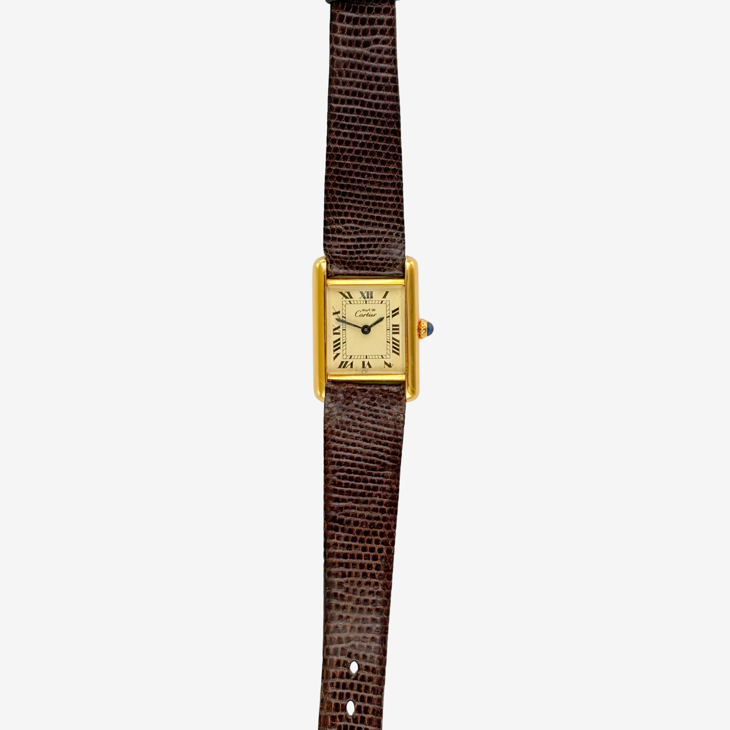 Cartier Tank Must de Vermeil - Lemon Roman Dial
