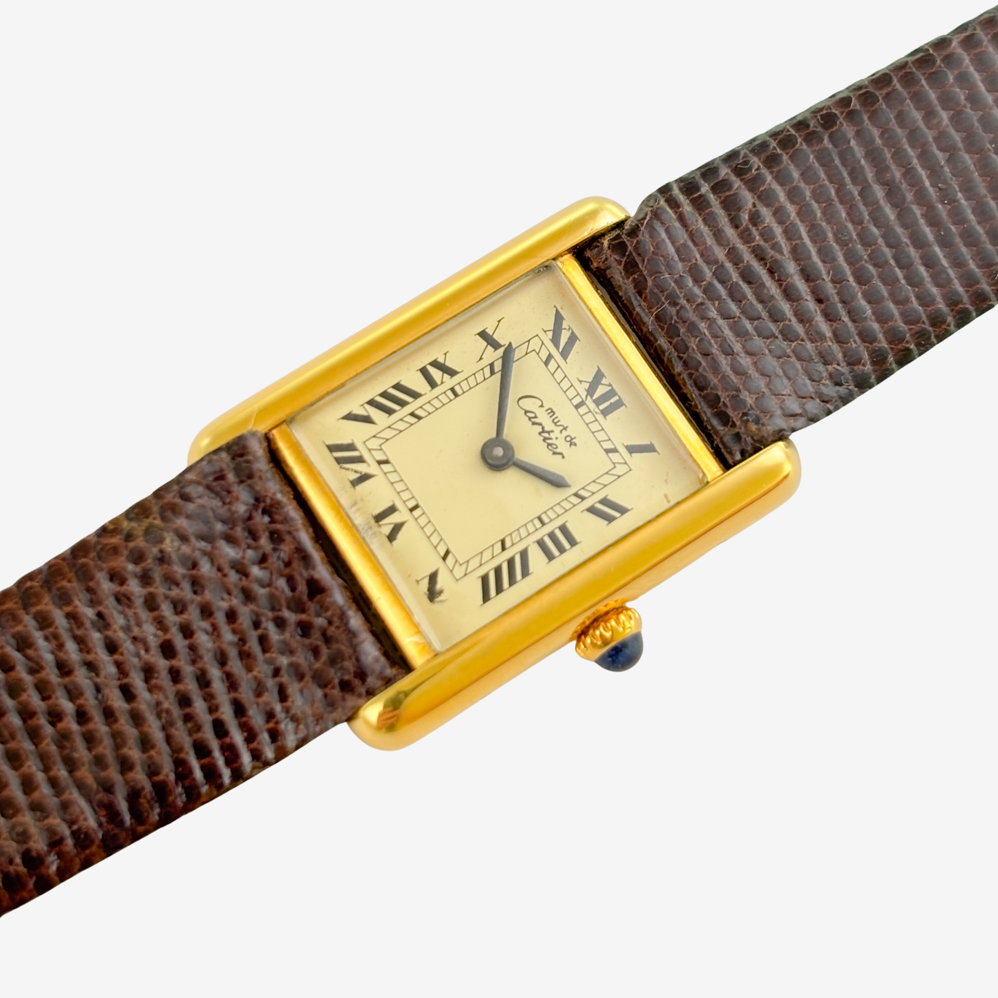 Cartier Tank Must de Vermeil - Lemon Roman Dial