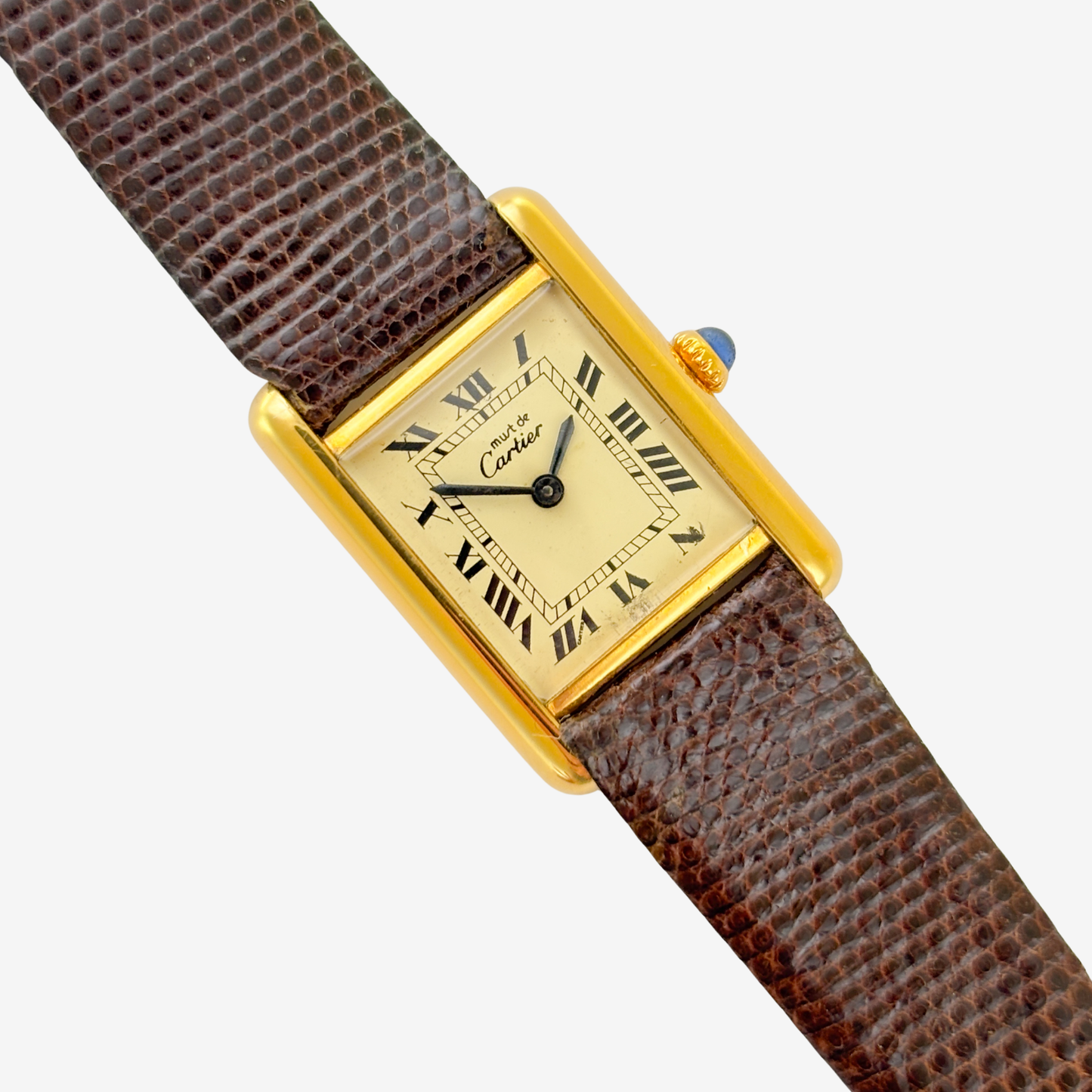 Cartier Tank Must de Vermeil - Lemon Roman Dial
