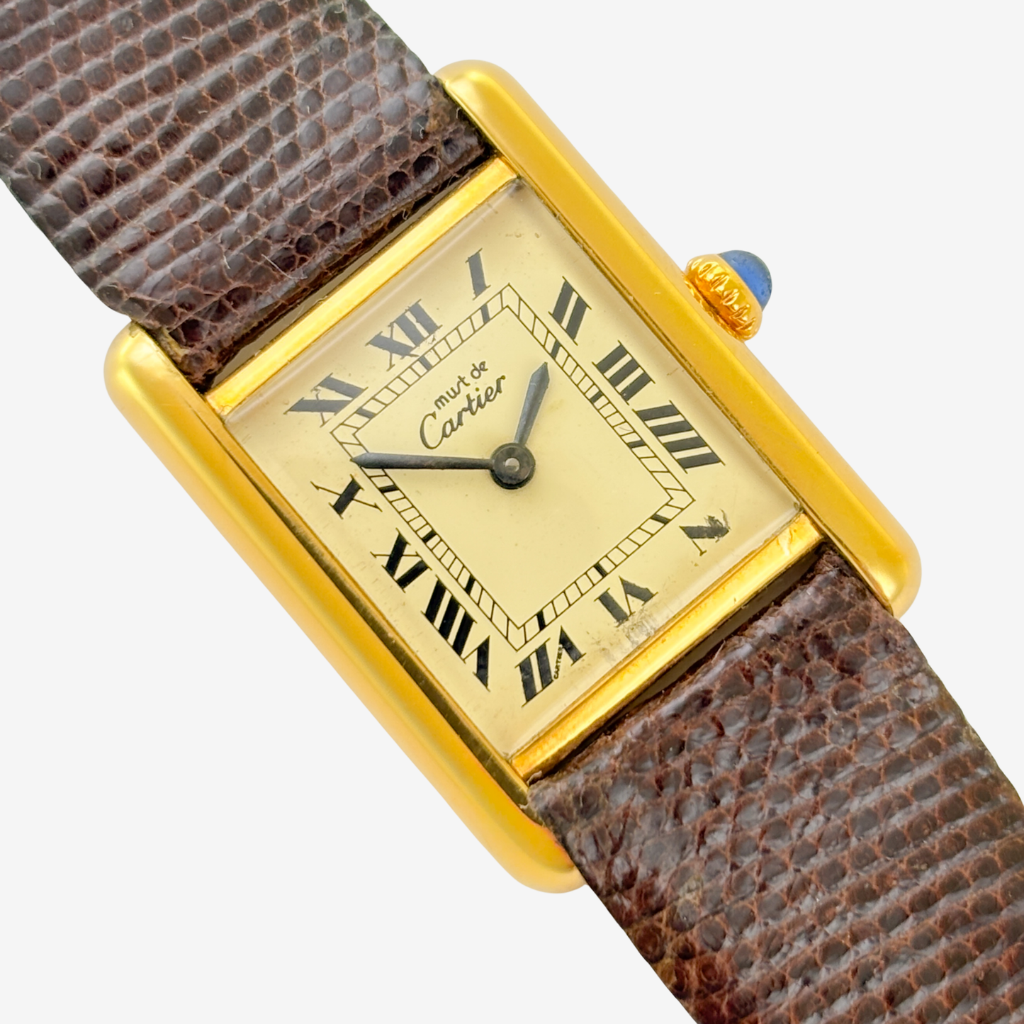 Cartier Tank Must de Vermeil - Lemon Roman Dial