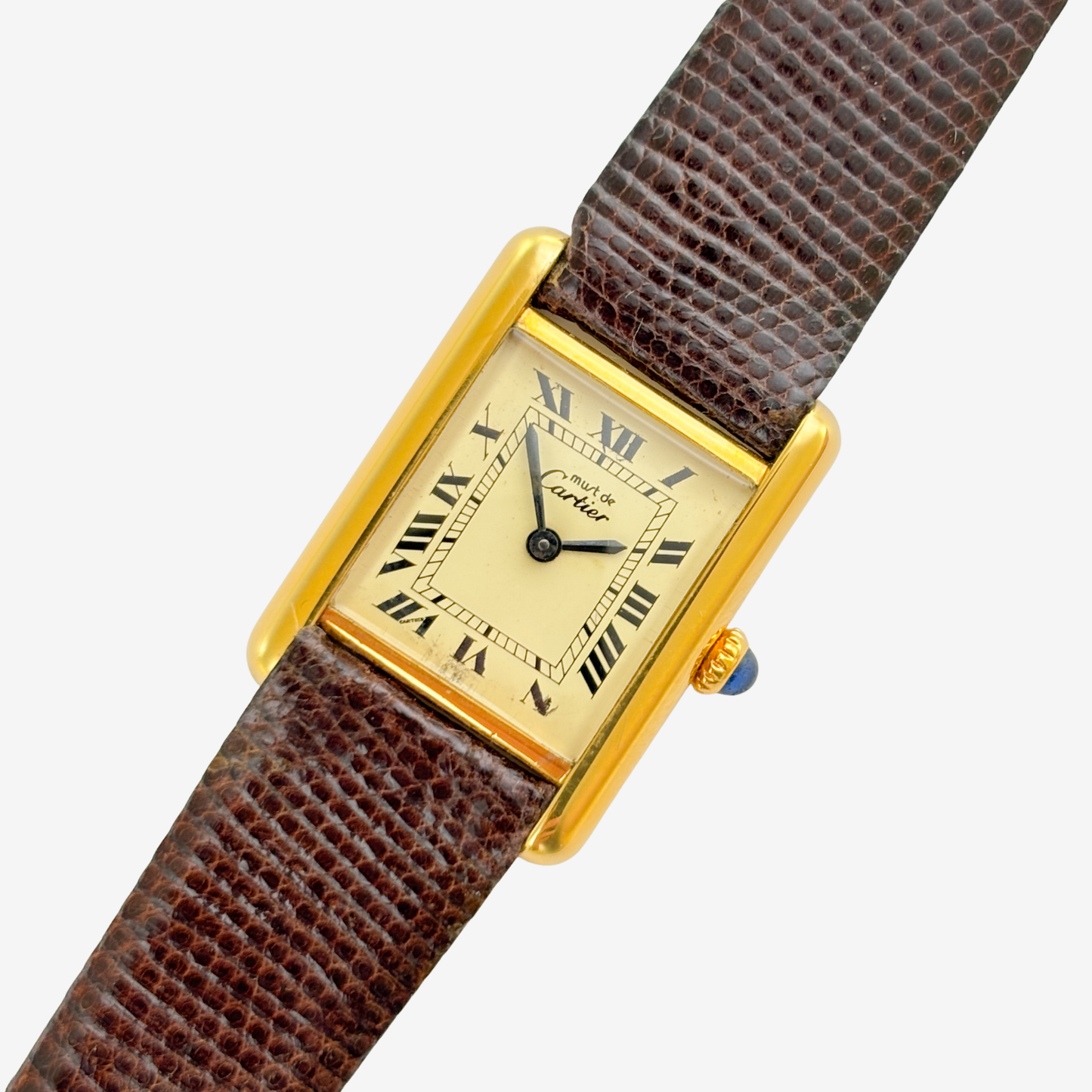 Cartier Tank Must de Vermeil - Lemon Roman Dial