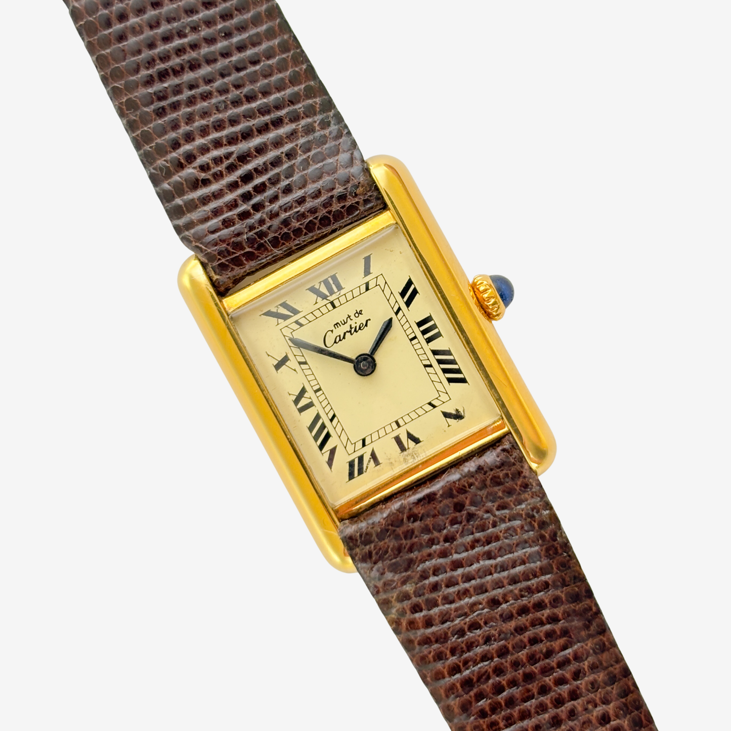 Cartier Tank Must de Vermeil - Lemon Roman Dial