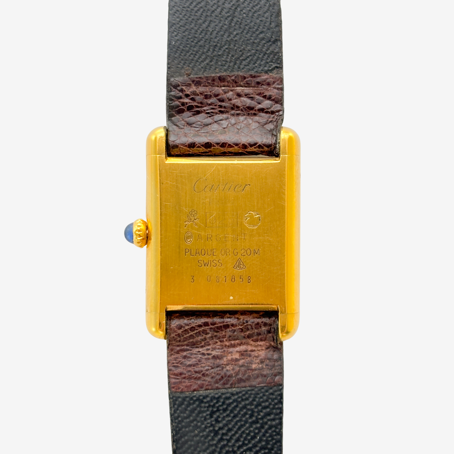 Cartier Tank Must de Vermeil - Lemon Roman Dial