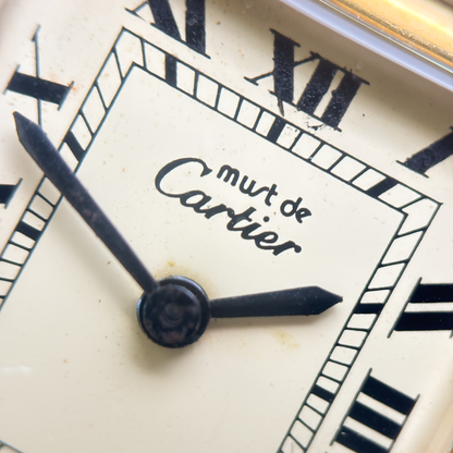 Cartier Tank Must de Vermeil - Lemon Roman Dial