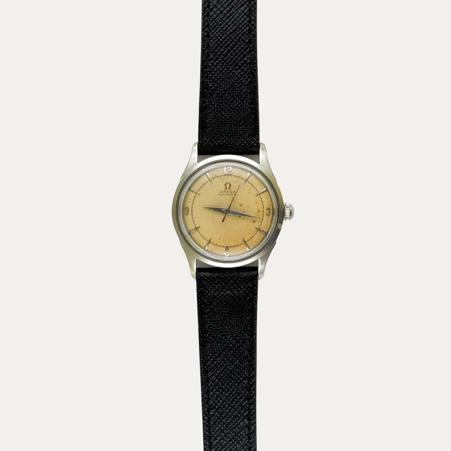 Omega 2635-5 Honeycomb Dial - Rare 1950s Automatic