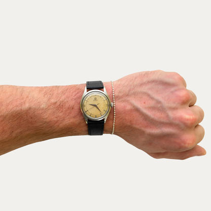 Omega 2635-5 Honeycomb Dial - Rare 1950s Automatic