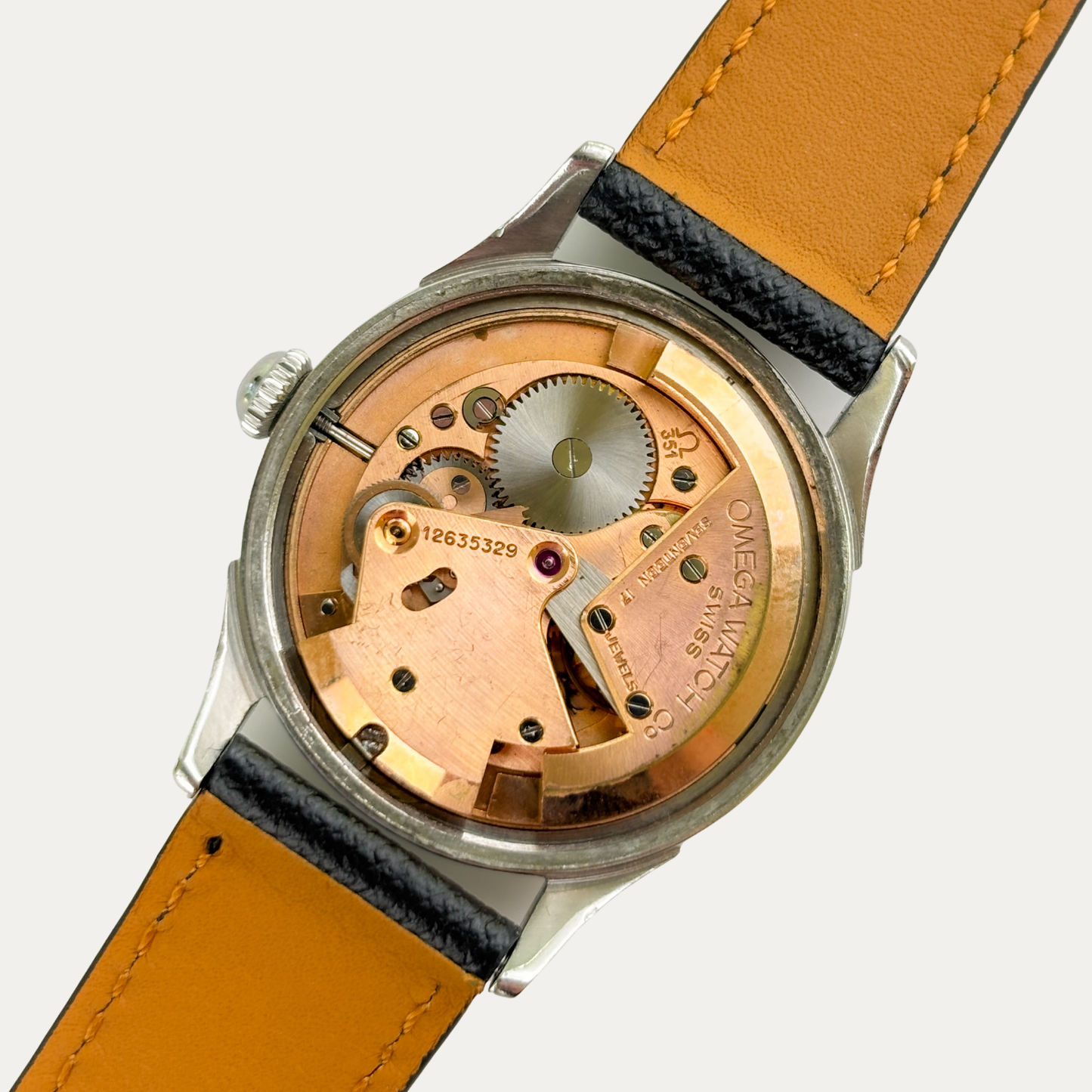 Omega 2635-5 Honeycomb Dial - Rare 1950s Automatic