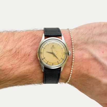 Omega 2635-5 Honeycomb Dial - Rare 1950s Automatic