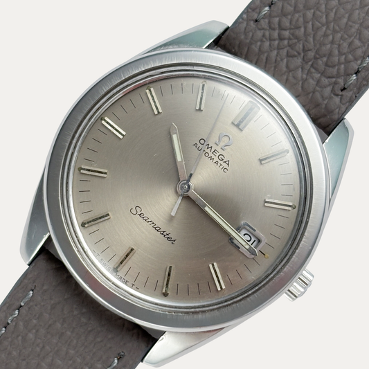 Omega Seamaster Ref.166.028 – Vintage Men's Watch Grey Dial 1969 | Fully Serviced