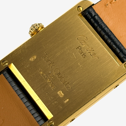 Cartier Tank Louis Factory Diamond 18K Yellow Gold