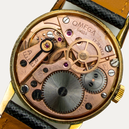 Omega Ref.2902-1 – Vintage Men's Dress Watch Gold Plated Champagne Dial 1957 | Arabic Numerals