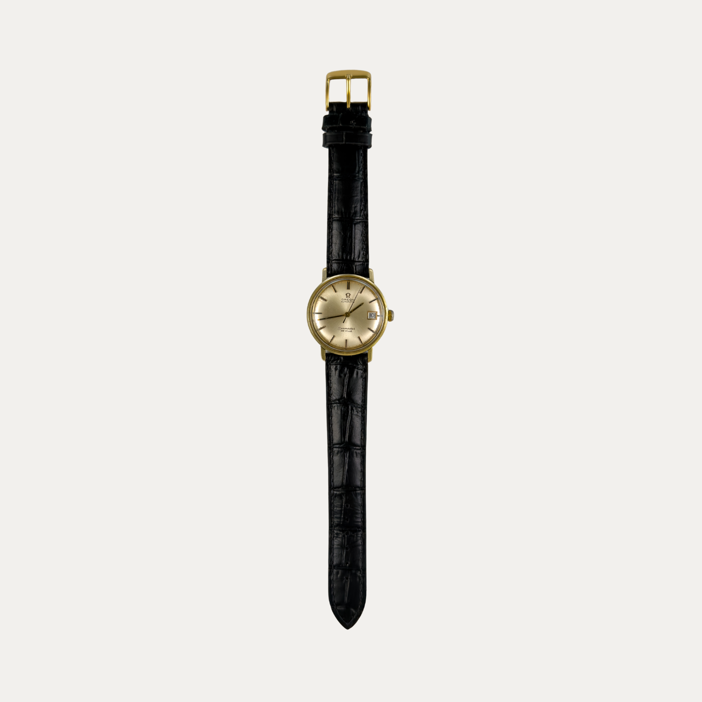 Omega Seamaster De Ville Ref.166.020 – Vintage Herenhorloge Goudkleurige Wijzerplaat 1962 | Automatisch
