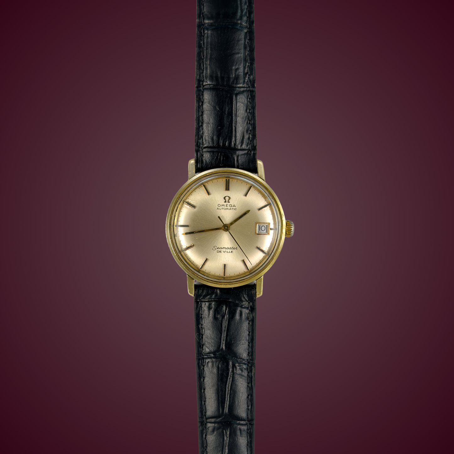 Omega Seamaster De Ville Ref.166.020 – Vintage Herenhorloge Goudkleurige Wijzerplaat 1962 | Automatisch