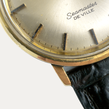 Omega Seamaster De Ville Ref.166.020 – Vintage Herenhorloge Goudkleurige Wijzerplaat 1962 | Automatisch