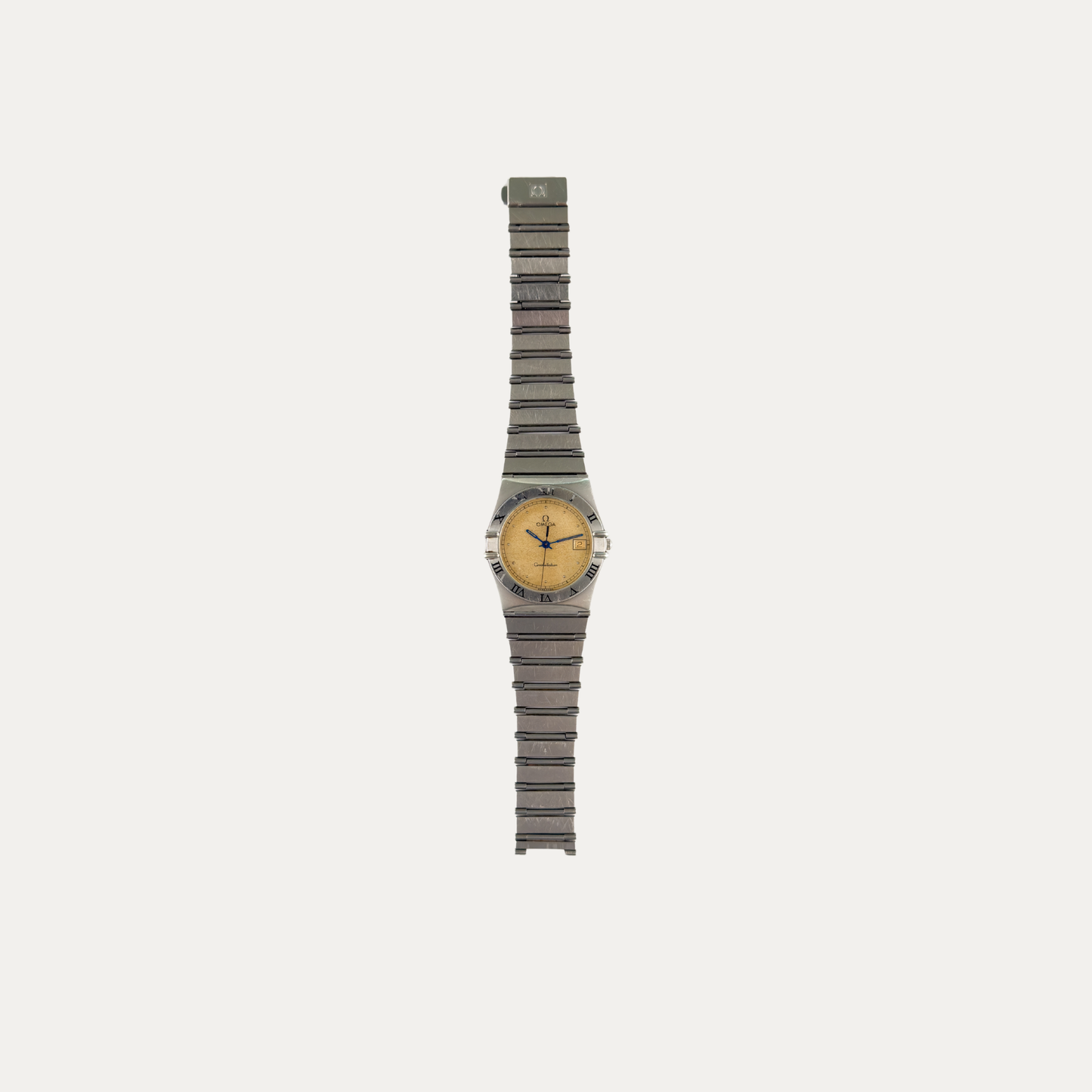 Omega Constellation Ref.396.1080 Vintage Men's Quartz Watch 1990 | Tropical Champagne Dial