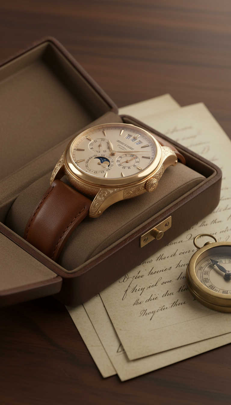 Gold Chronograph With Sapphire Crystal