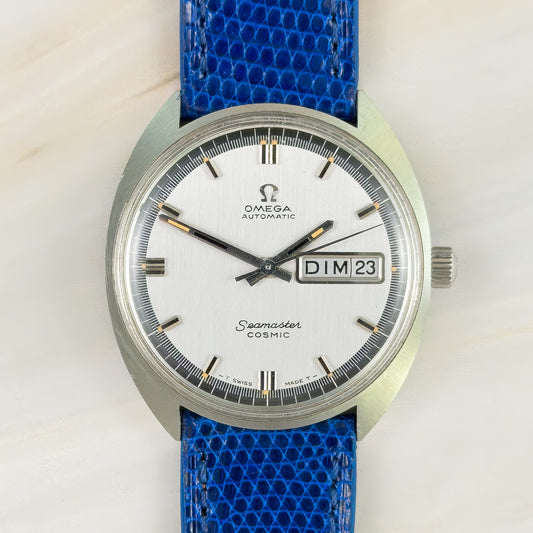 Omega Seamaster Cosmic Ref.166.036 – Vintage Men's Watch Grey Sunburst Dial 1967 | Cal. 752 Day-Date