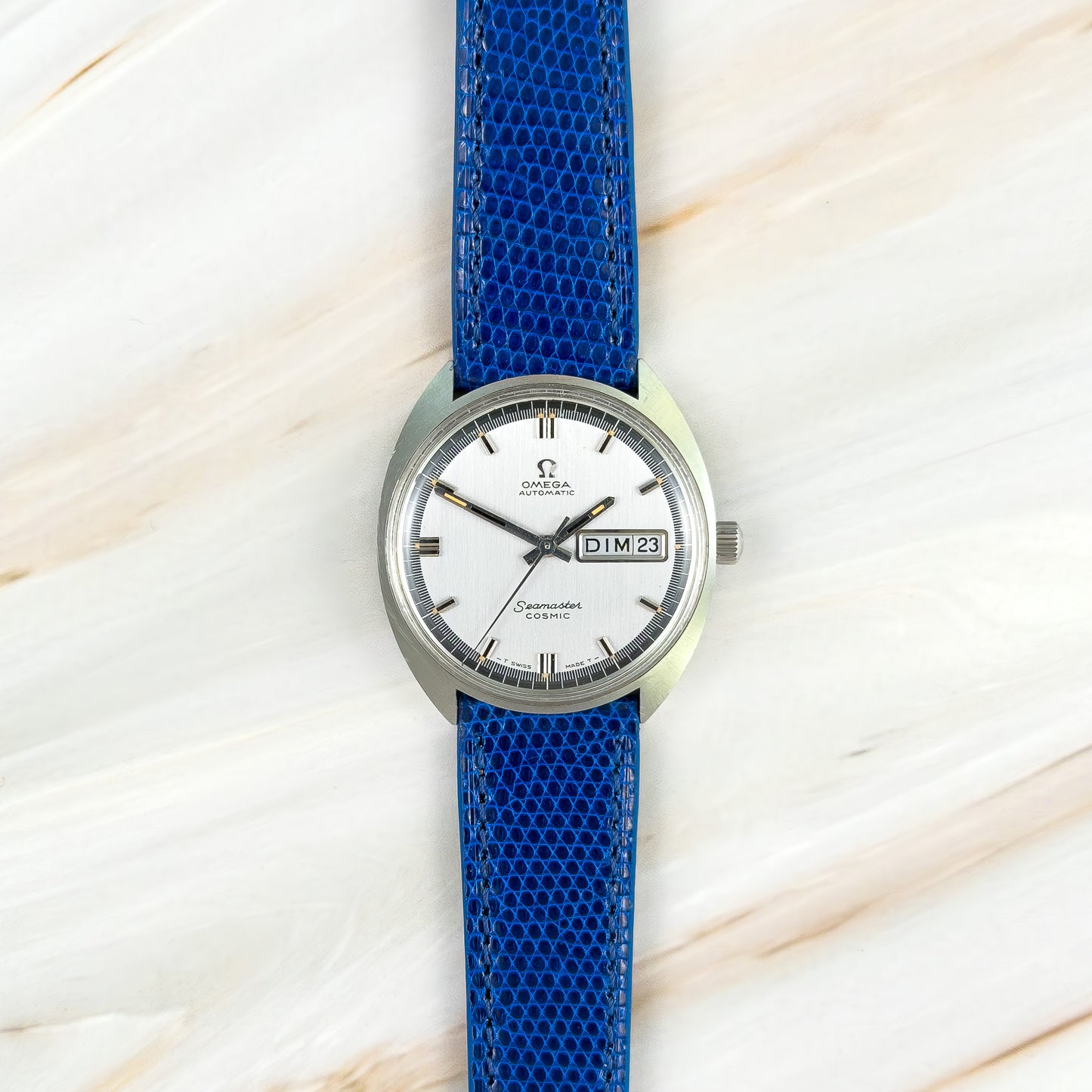 Omega Seamaster Cosmic Ref.166.036 – Vintage Men's Watch Grey Sunburst Dial 1967 | Cal. 752 Day-Date