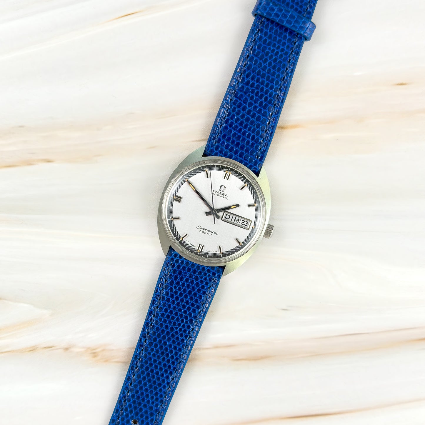 Omega Seamaster Cosmic Ref.166.036 – Vintage Men's Watch Grey Sunburst Dial 1967 | Cal. 752 Day-Date