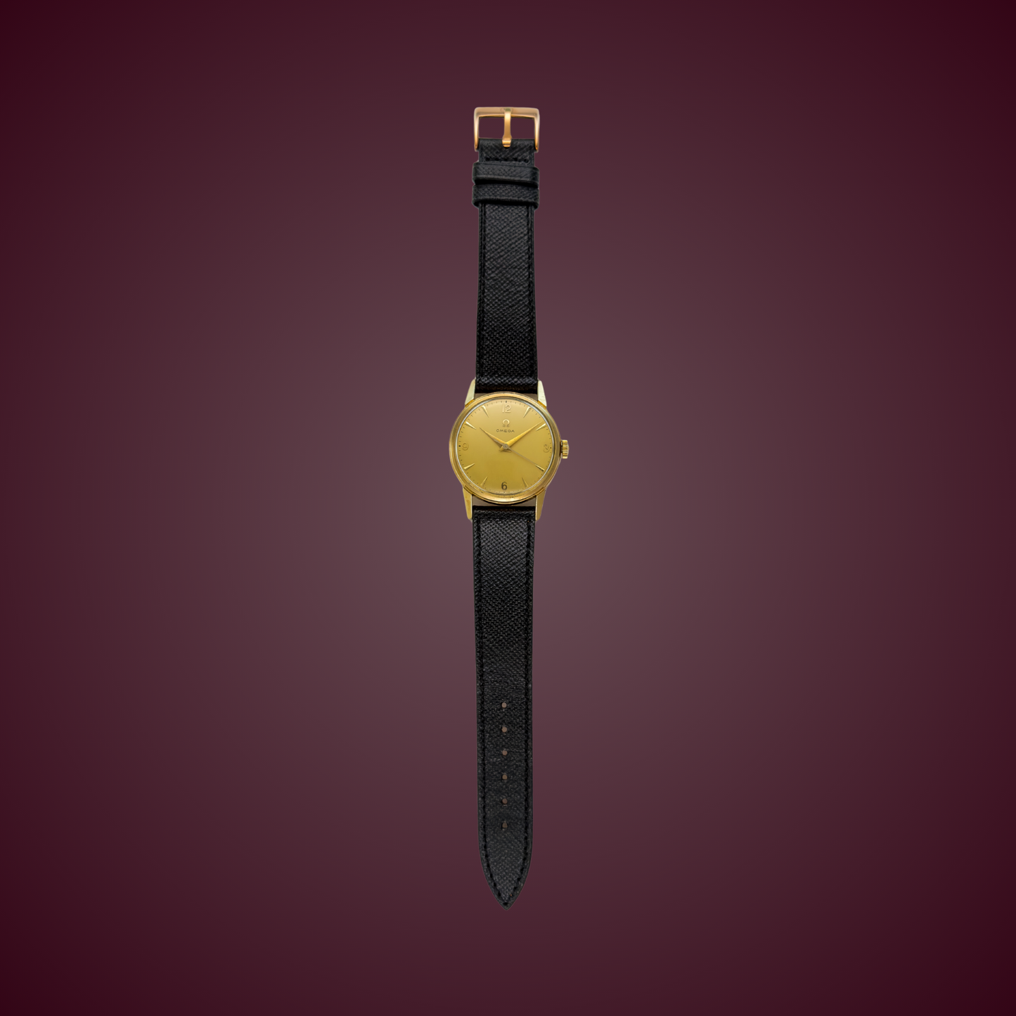 Omega Ref.2902-1 – Vintage Men's Dress Watch Gold Plated Champagne Dial 1957 | Arabic Numerals