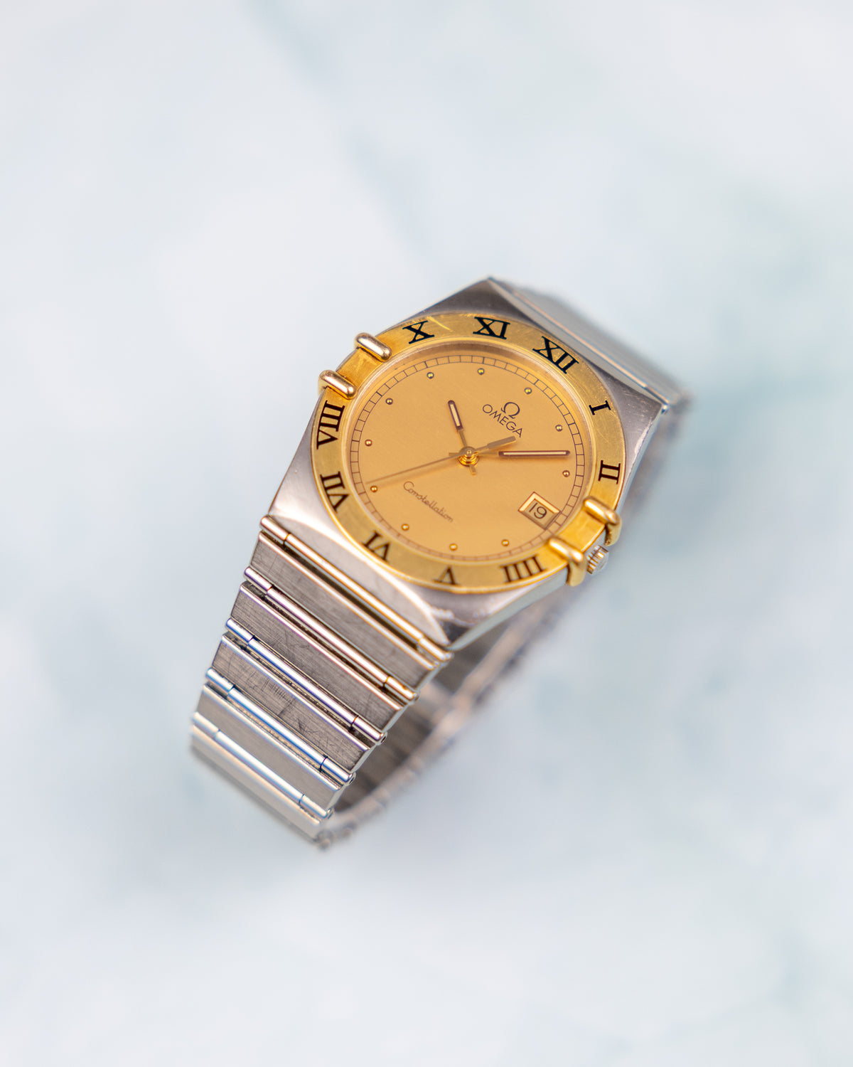 Omega Constellation Manhattan Ref.396.1070 | Steel Gold Bezel | 1987 | Quartz Date