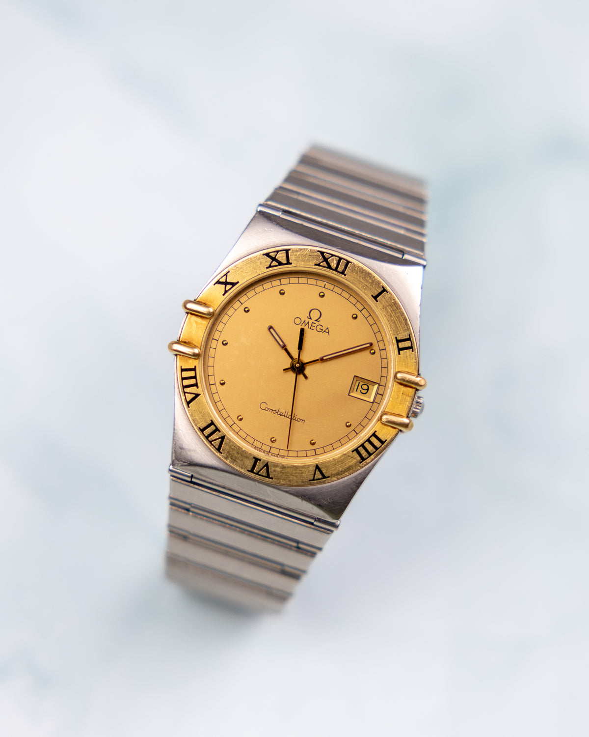 Omega Constellation Manhattan Ref.396.1070 | Steel Gold Bezel | 1987 | Quartz Date