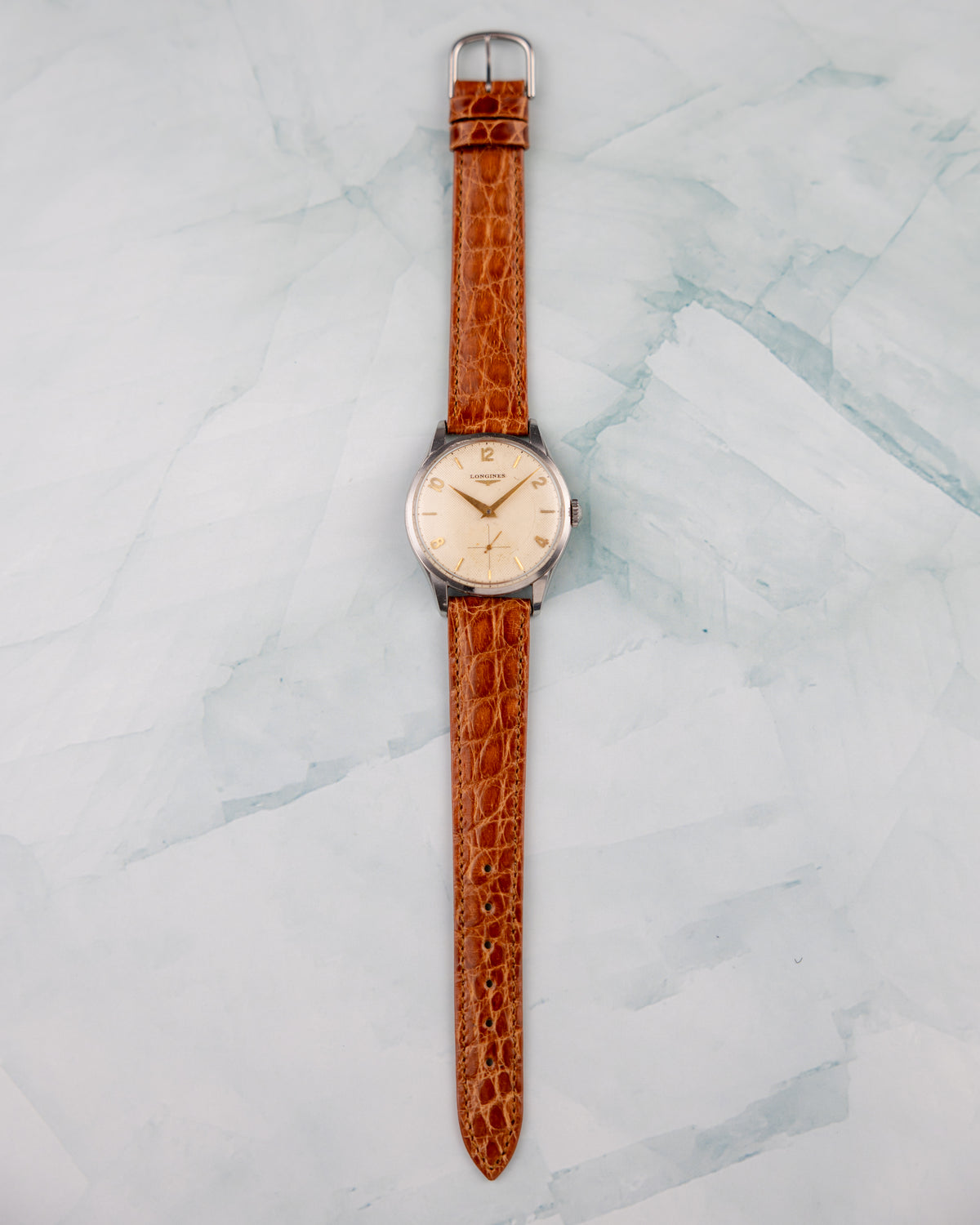 Longines Ref.7033-1 Vintage 1950 | Cream Waffle Dial | Manual Wind | Original Box
