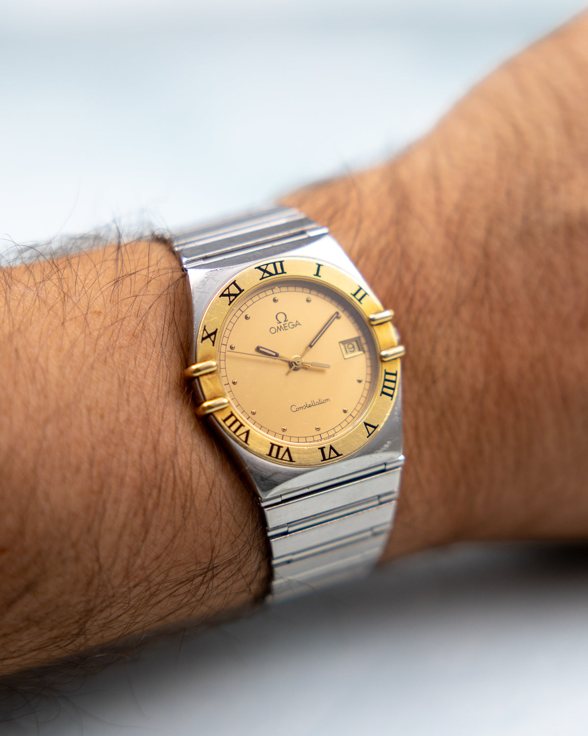 Omega Constellation Manhattan Ref.396.1070 | Steel Gold Bezel | 1987 | Quartz Date