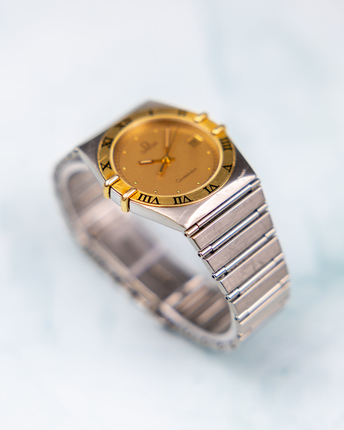 Omega Constellation Manhattan Ref.396.1070 | Steel Gold Bezel | 1987 | Quartz Date