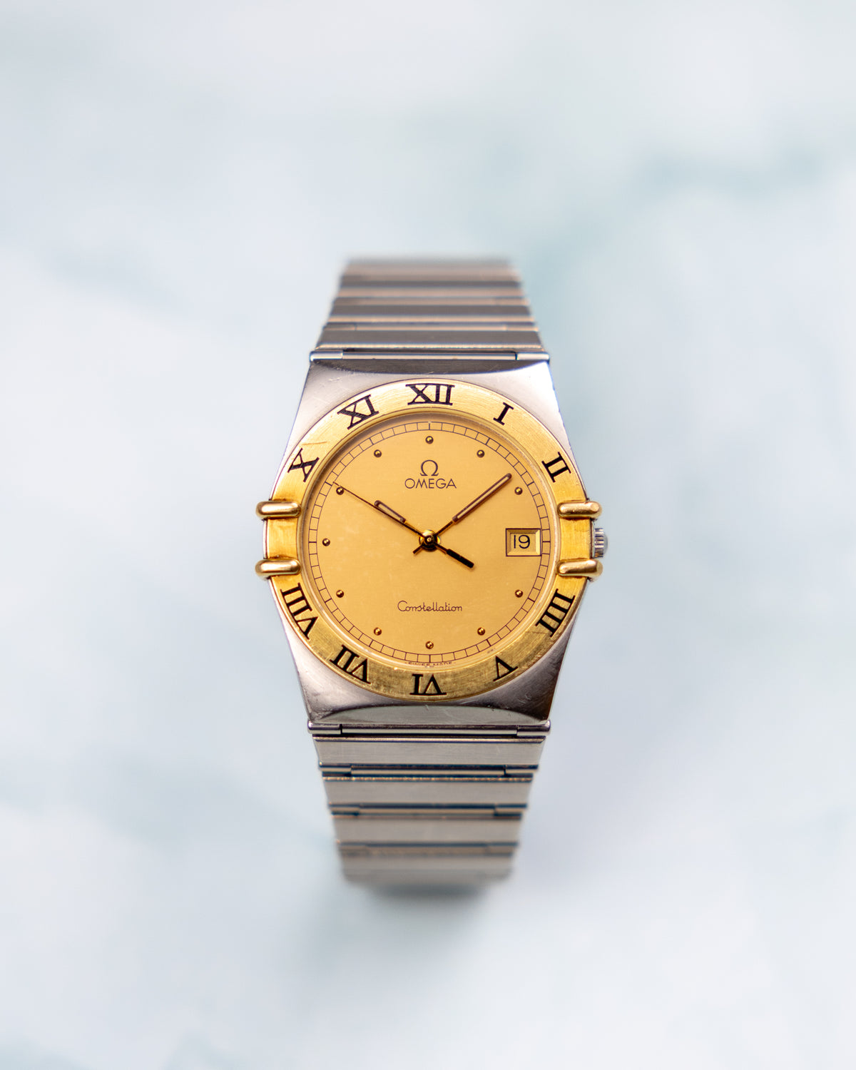 Omega Constellation Manhattan Ref.396.1070 | Steel Gold Bezel | 1987 | Quartz Date