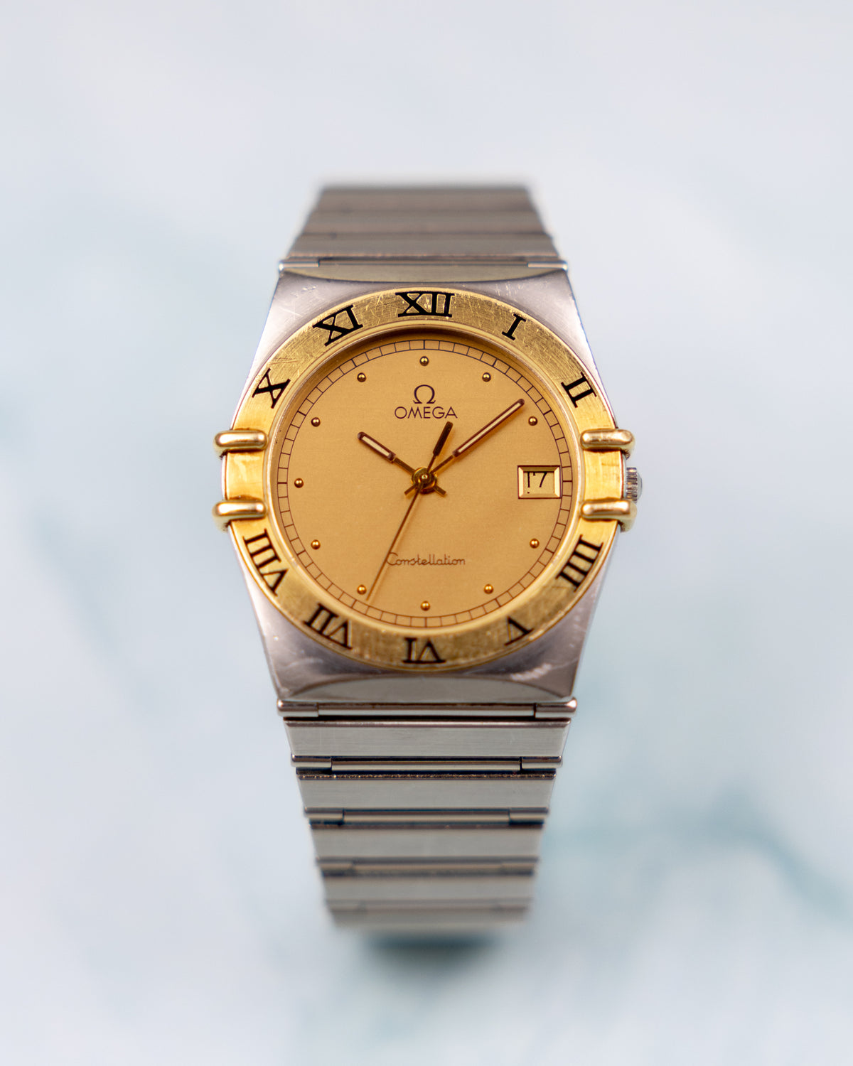 Omega Constellation Manhattan Ref.396.1070 | Steel Gold Bezel | 1987 | Quartz Date