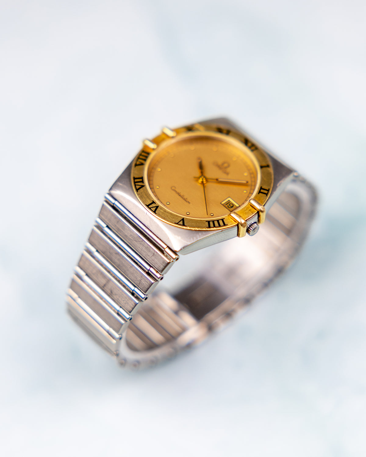 Omega Constellation Manhattan Ref.396.1070 | Steel Gold Bezel | 1987 | Quartz Date